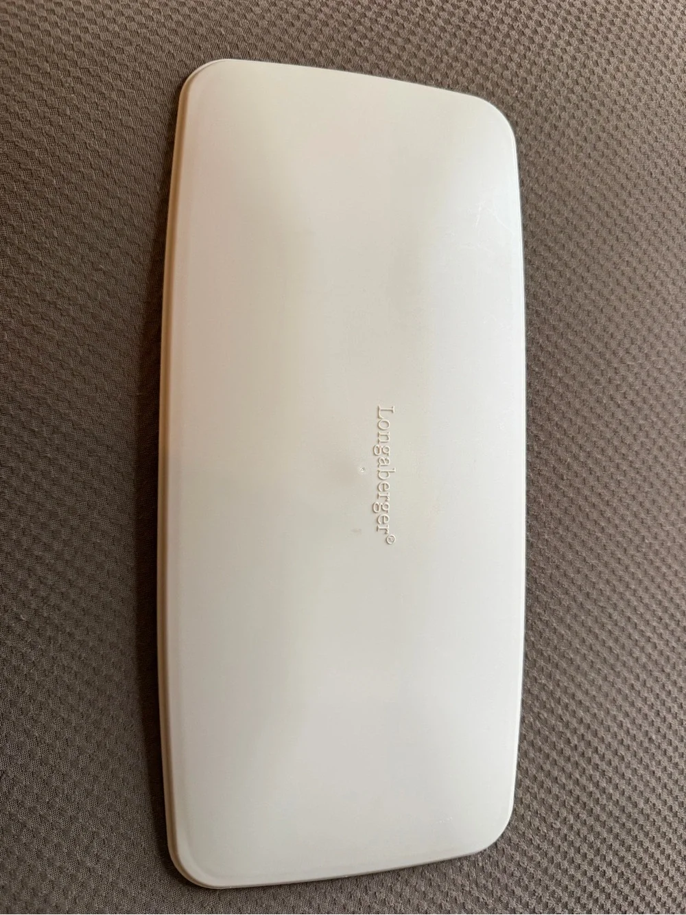 Longaberger Bagel Basket Lid for Plastic Protector. Lid ONLY. Never Used